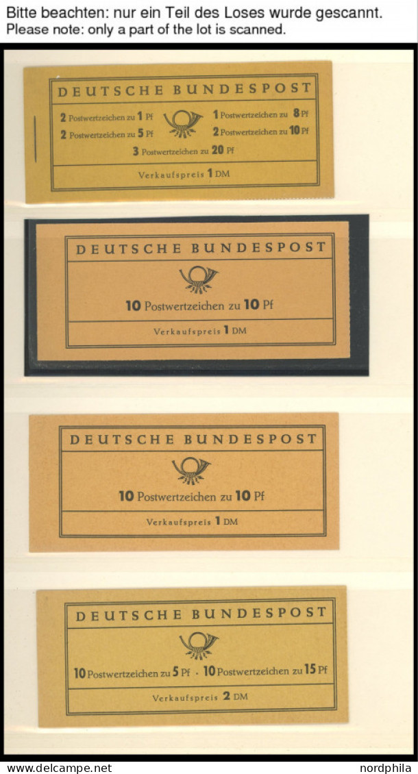 SLG., LOTS DEUTSCHLAND , Sammlung Postfrischer Markenheftchen Von Bundesrepublik Und Berlin Von 1958-2000, Insgesamt 99  - Verzamelingen
