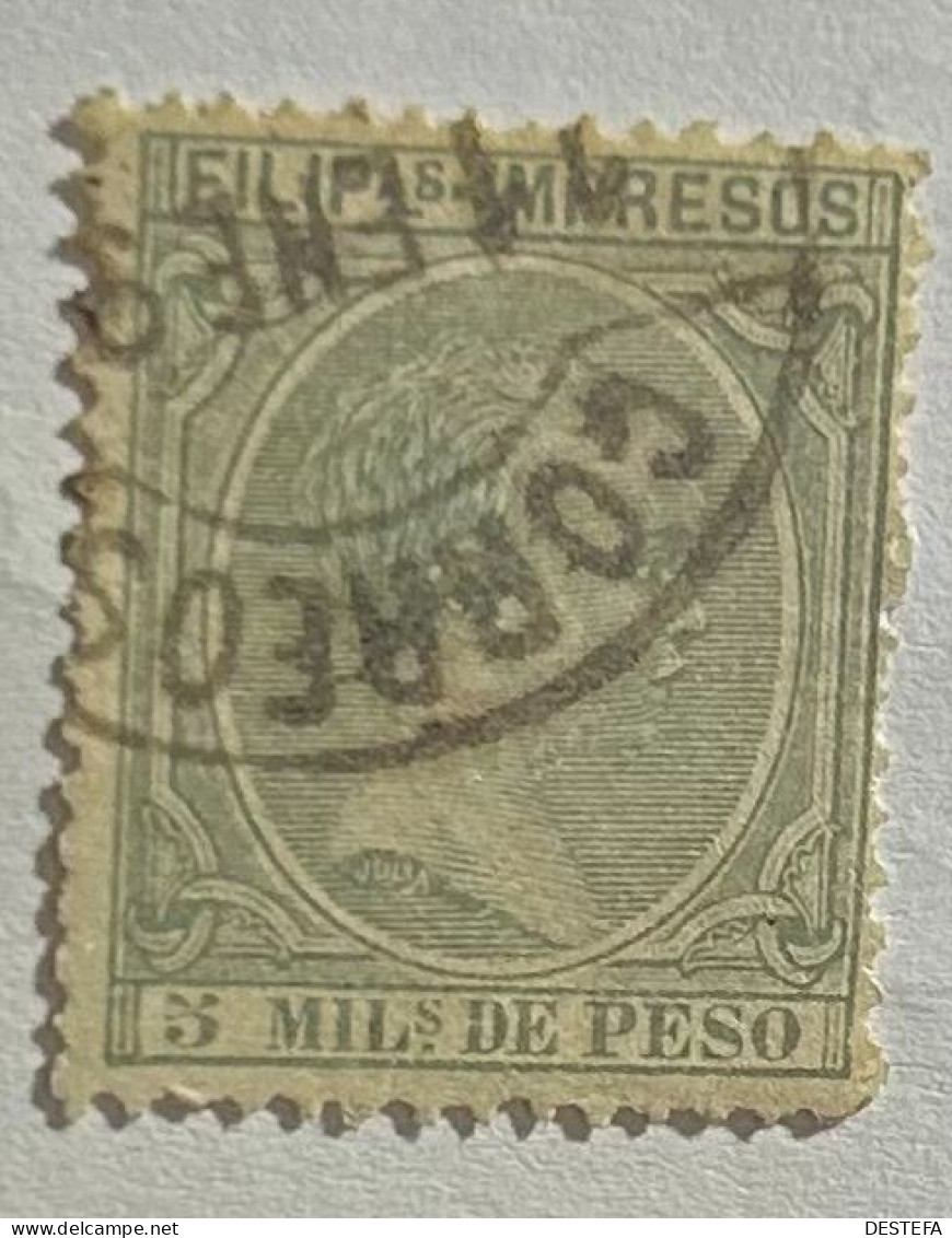 1891-1893. FILIPINAS. Edifil Nº90. Usado - Philippines