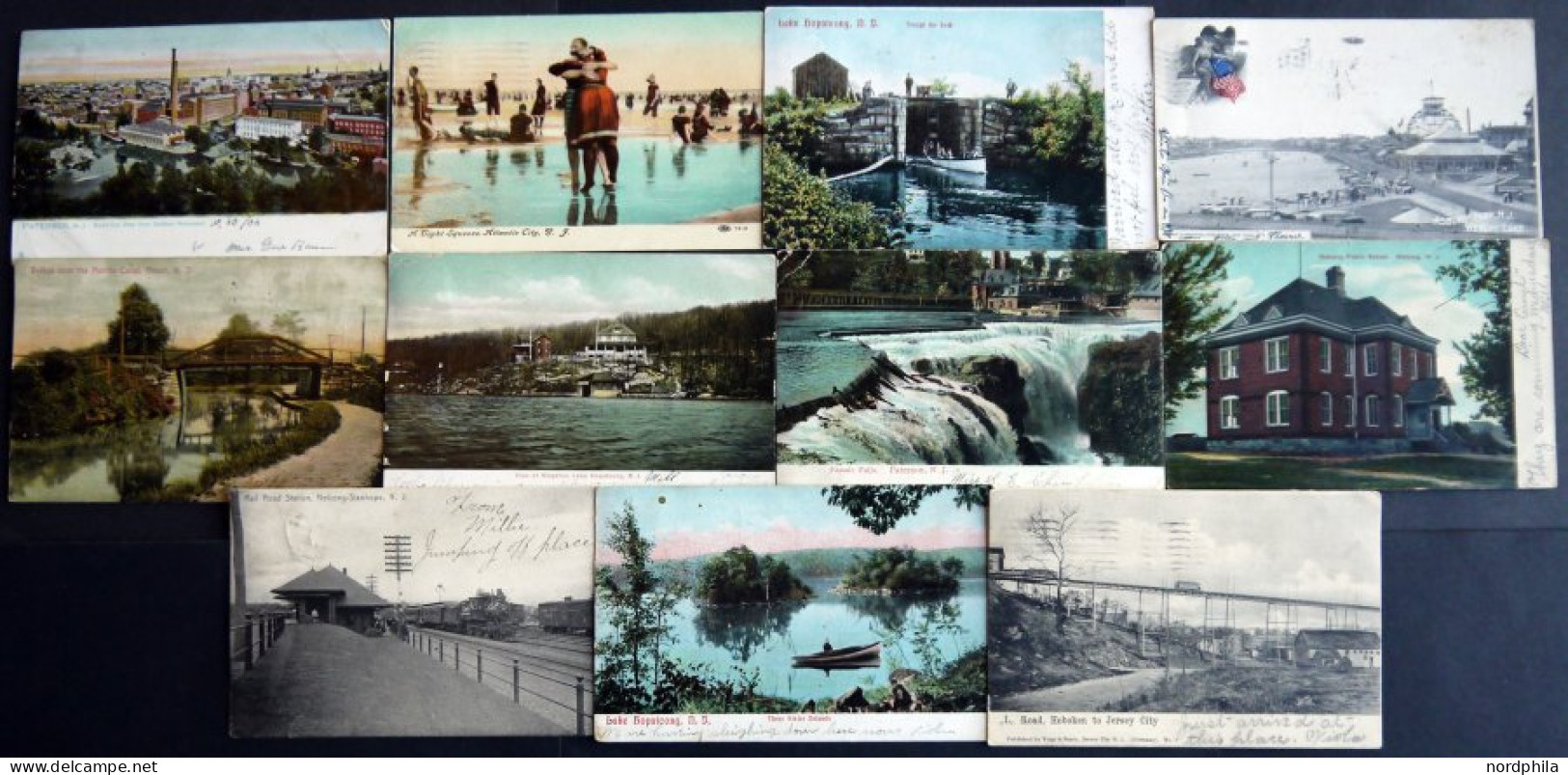 ALTE POSTKARTEN - USA New Jersey, 11 Verschiedene Ansichtskarten Von 1900-11 - Andere & Zonder Classificatie