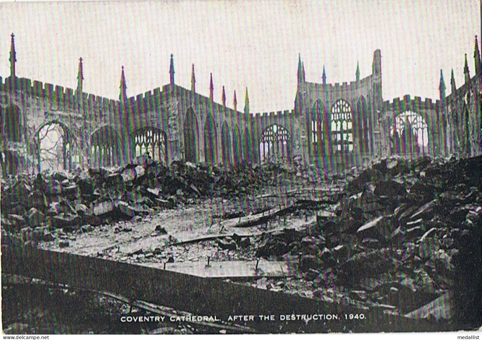 CPM..ANGLETERRE..ENGLAND..COVENTRY CATHEDRAL...AFTER THE DESTRUCTION...1940 - Coventry
