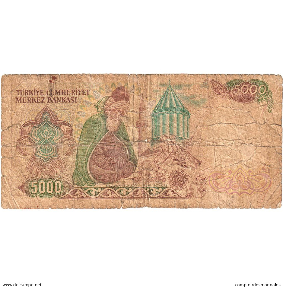 Turquie, 5000 Lira, 1970, 1970-01-14, KM:198, B - Turkey