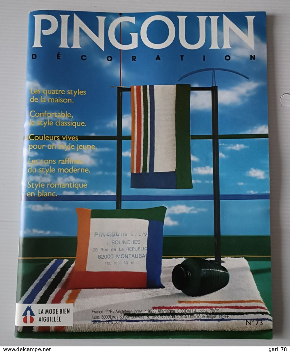 Catalogue PINGOUIN Décoration N° 73 - Mode