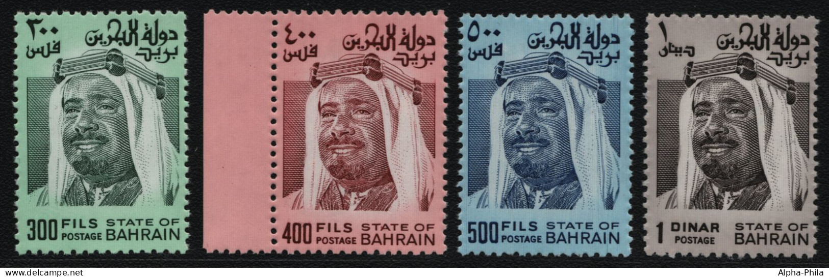 Bahrain 1976 - Mi-Nr. 256-259 ** - MNH - Emir Scheich Isa Bin Salman Al Chalifa - Bahrain (1965-...)