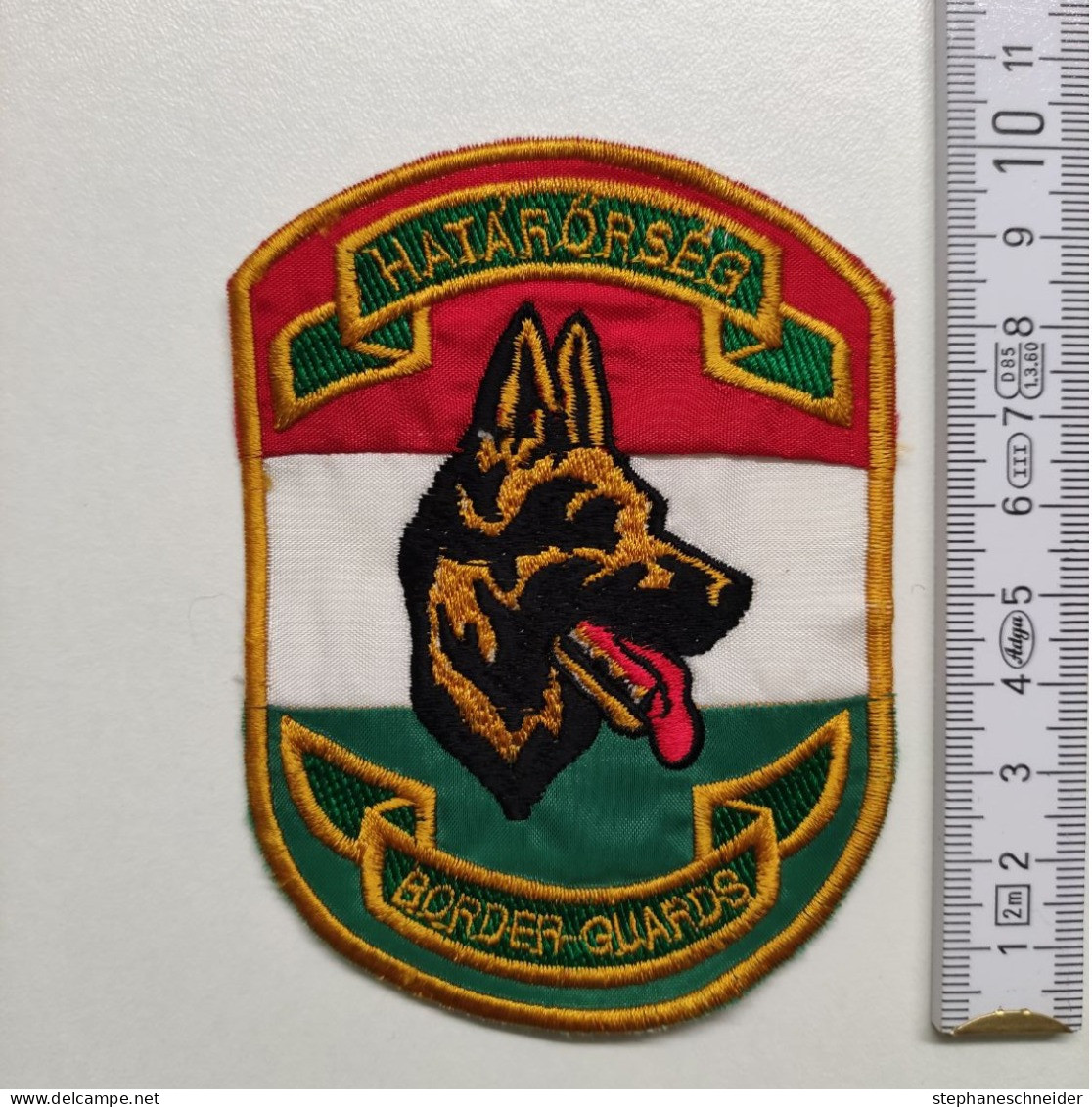 ECUSSON POLICE GENDARMERIE PATCH BADGE CANINE K9 - HATARORSEG BORDER GUARDS - Police & Gendarmerie