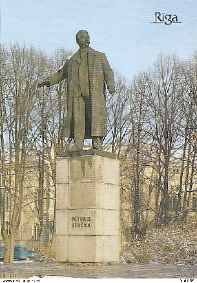 AK 203923 LATVIA - Riga - The Statue Of Peteris Stucka - Lettonie