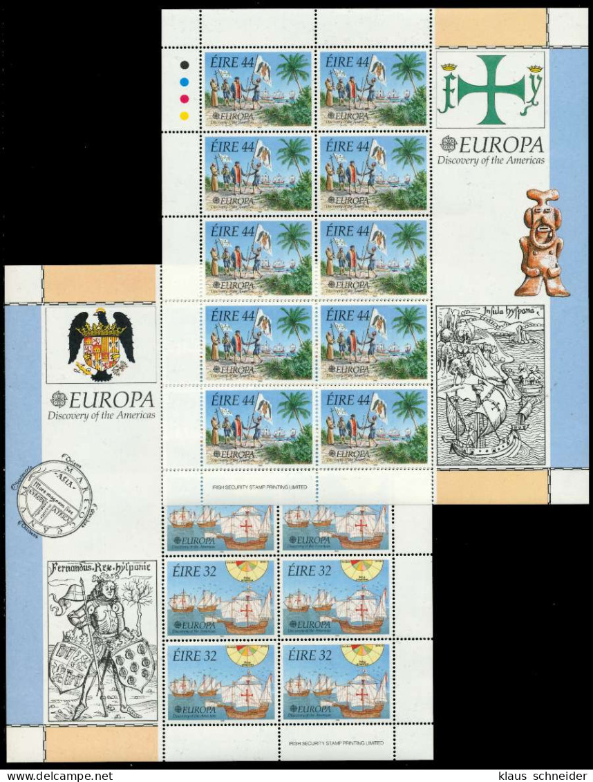 IRLAND Nr 792KB-793KB Postfrisch KLEINBG X919EA2 - Blocks & Sheetlets
