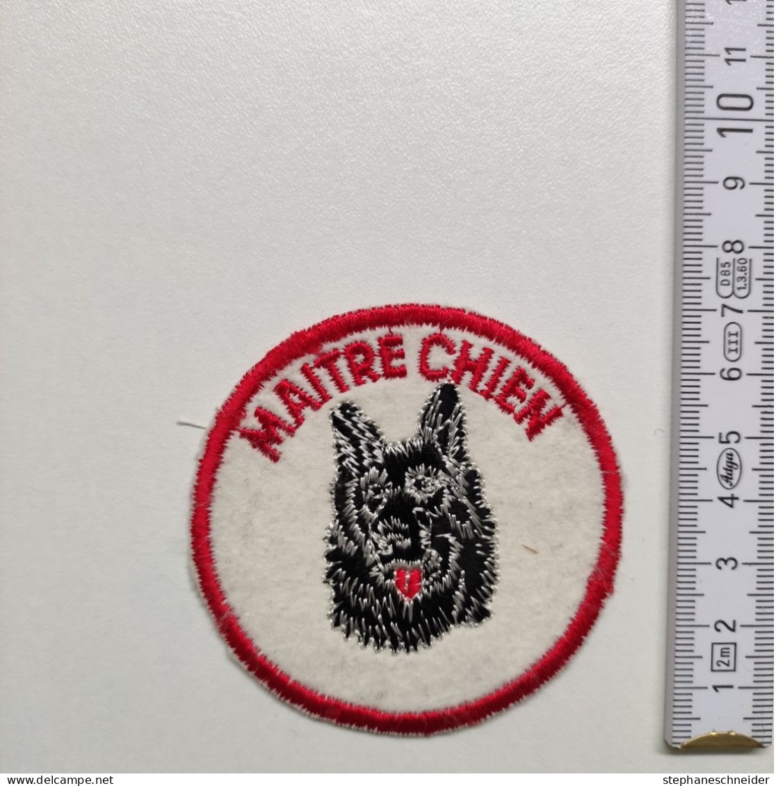 ECUSSON POLICE GENDARMERIE PATCH BADGE CANINE K9 - MAITRE CHIEN - Police & Gendarmerie