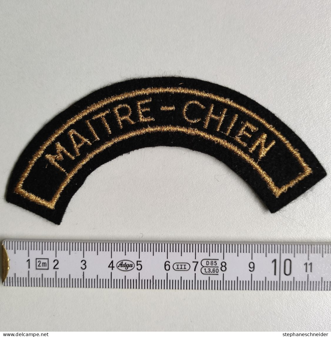 ECUSSON POLICE GENDARMERIE PATCH BADGE CANINE K9 - MAITRE CHIEN - Police & Gendarmerie