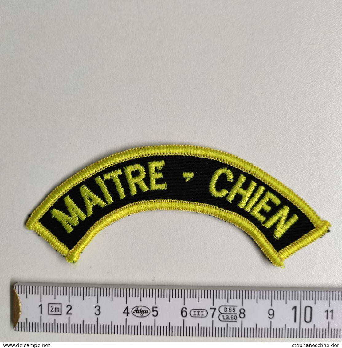 ECUSSON POLICE GENDARMERIE PATCH BADGE CANINE K9 - MAITRE CHIEN - Police & Gendarmerie