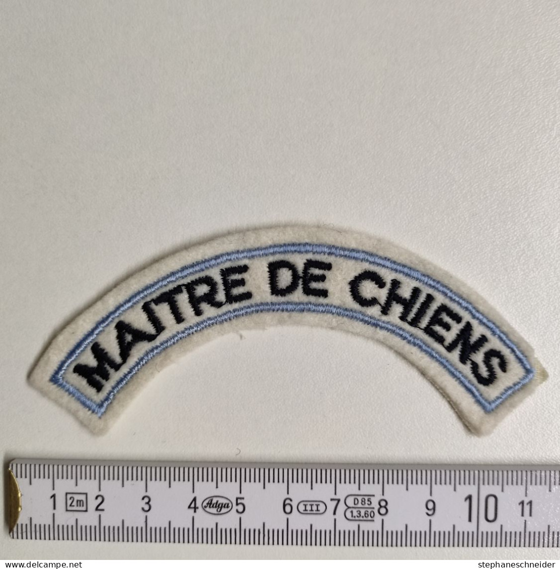 ECUSSON POLICE GENDARMERIE PATCH BADGE CANINE K9 - MAITRE DE CHIEN - Police & Gendarmerie