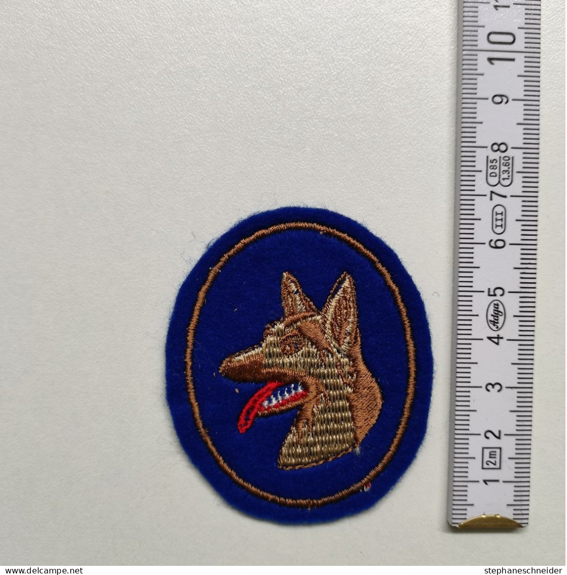 ECUSSON POLICE GENDARMERIE PATCH BADGE CANINE K9 - - Police & Gendarmerie