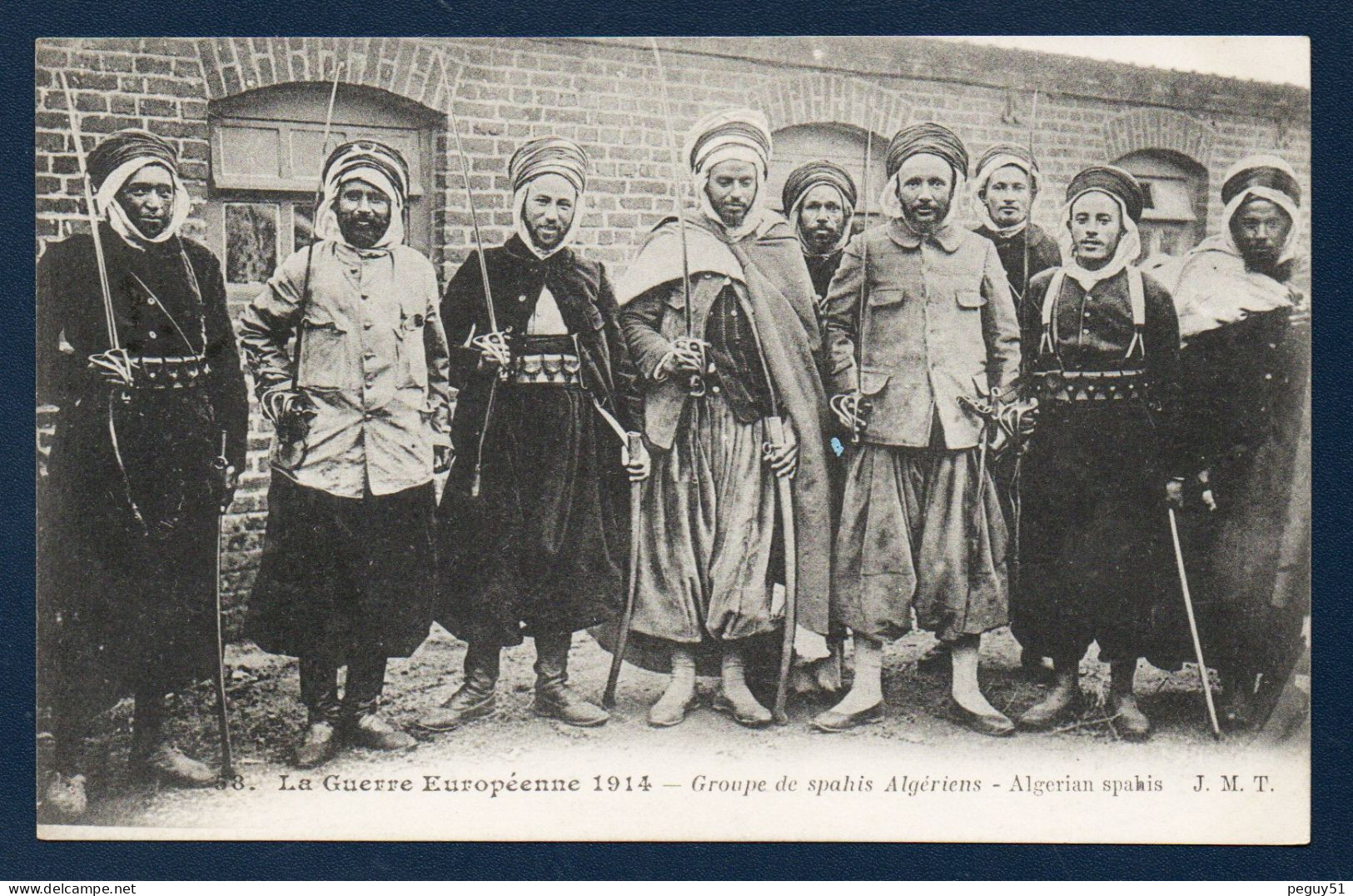 Guerre 1914-18. Groupe De Spahis Algériens. - War 1914-18