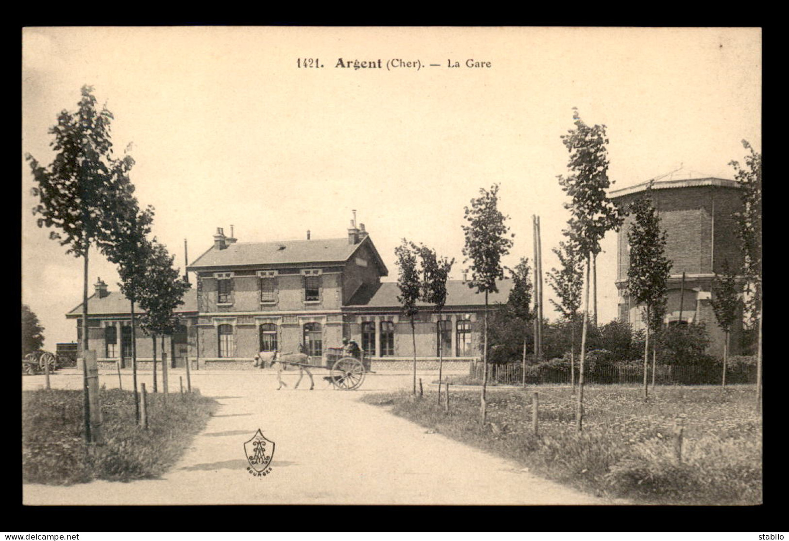 18 - ARGENT - LA GARE DE CHEMIN DE FER - Argent-sur-Sauldre