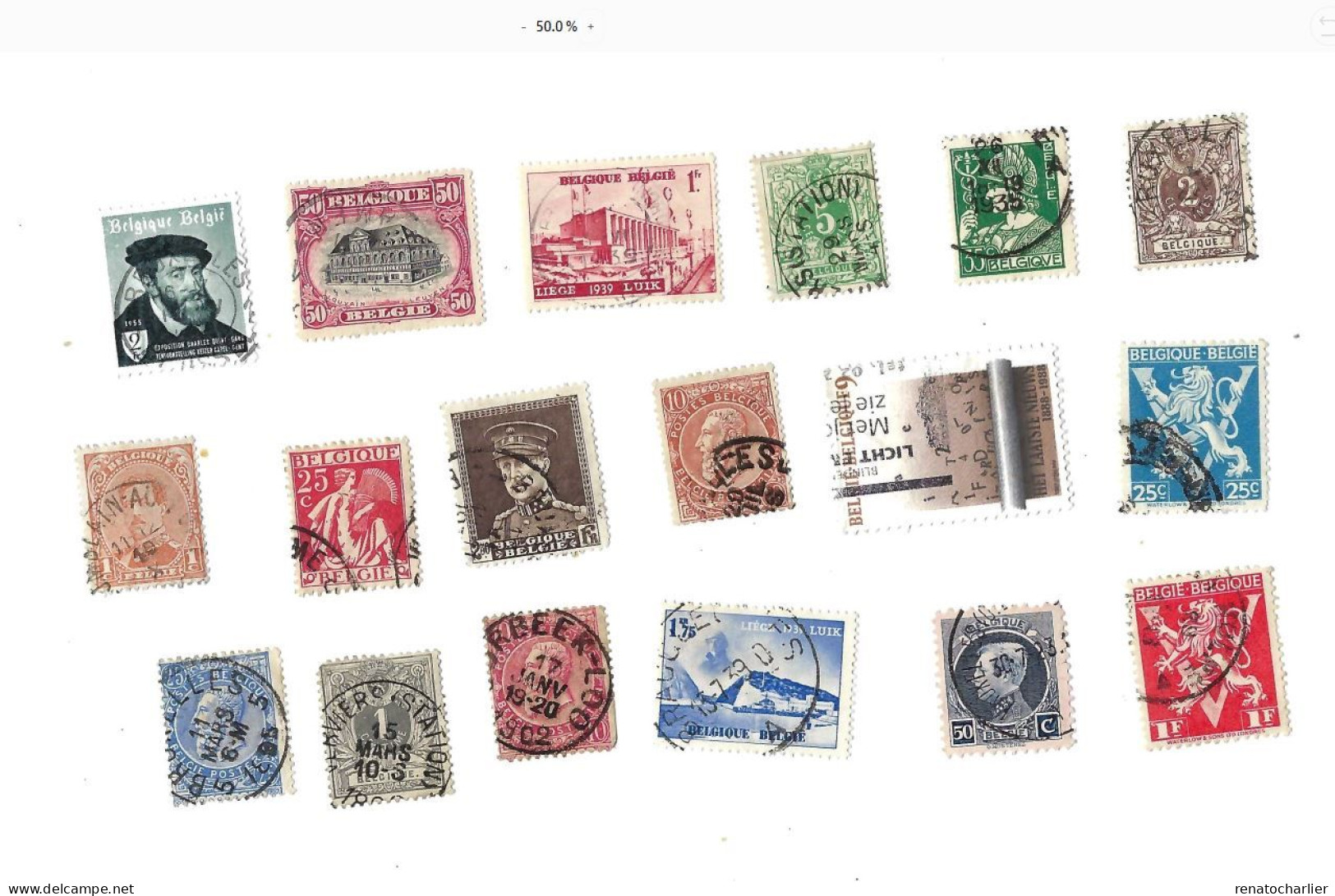 Collection De 85 Timbres  Oblitérés. - Verzamelingen