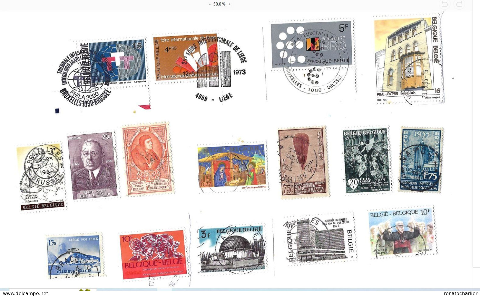 Collection De 85 Timbres  Oblitérés. - Verzamelingen