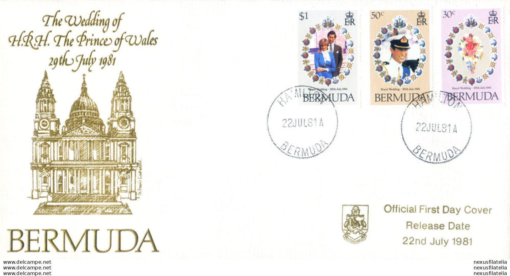 Annata Completa 1981. 3 FDC. - Bermudes