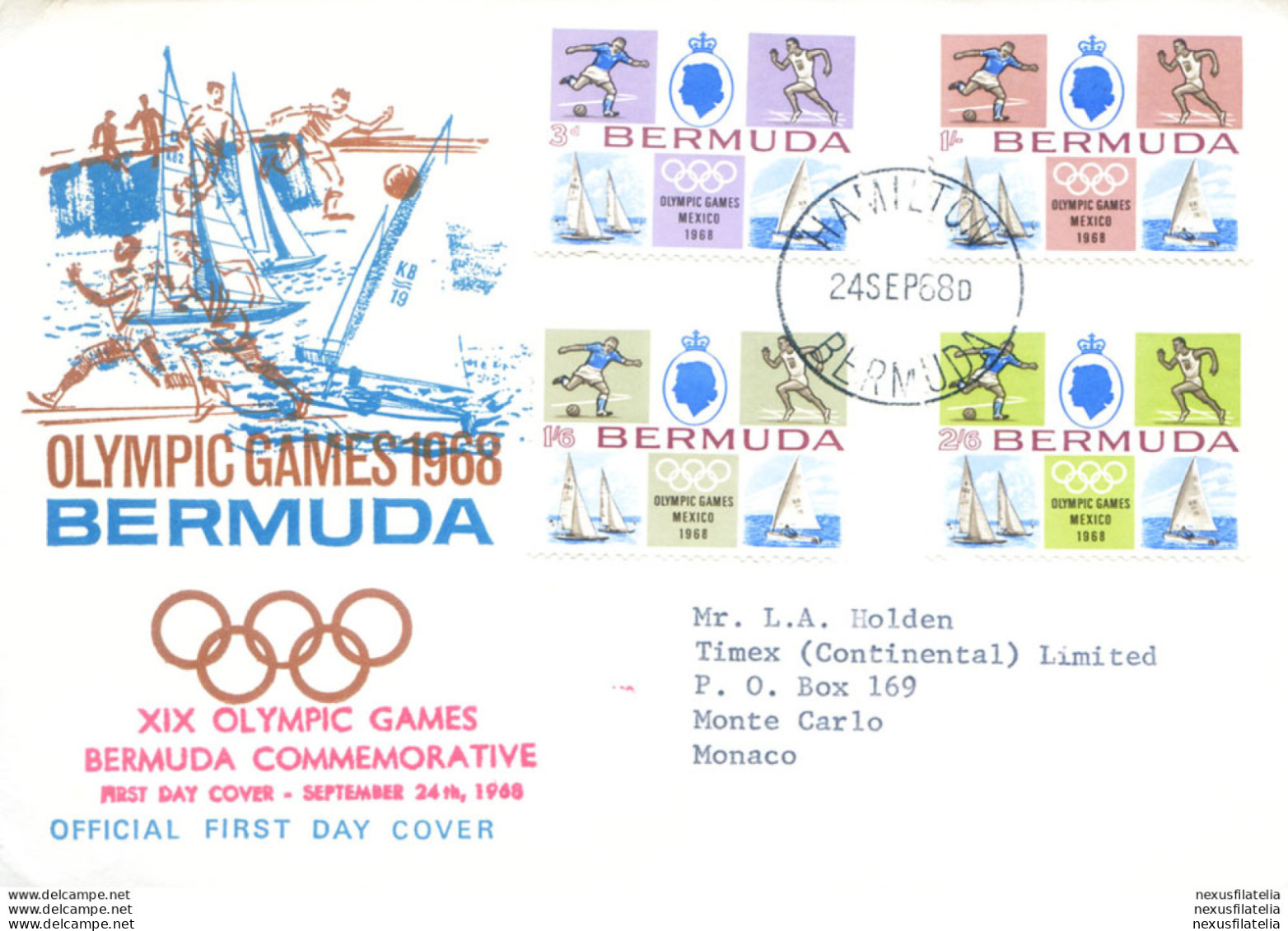 Annata completa 1968-1969. 5 FDC.