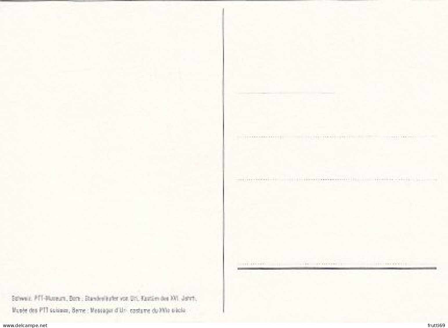 AK 204012 POST - Schweiz - PTT Museum Bern - Standesläufer Von Uri - Post & Briefboten