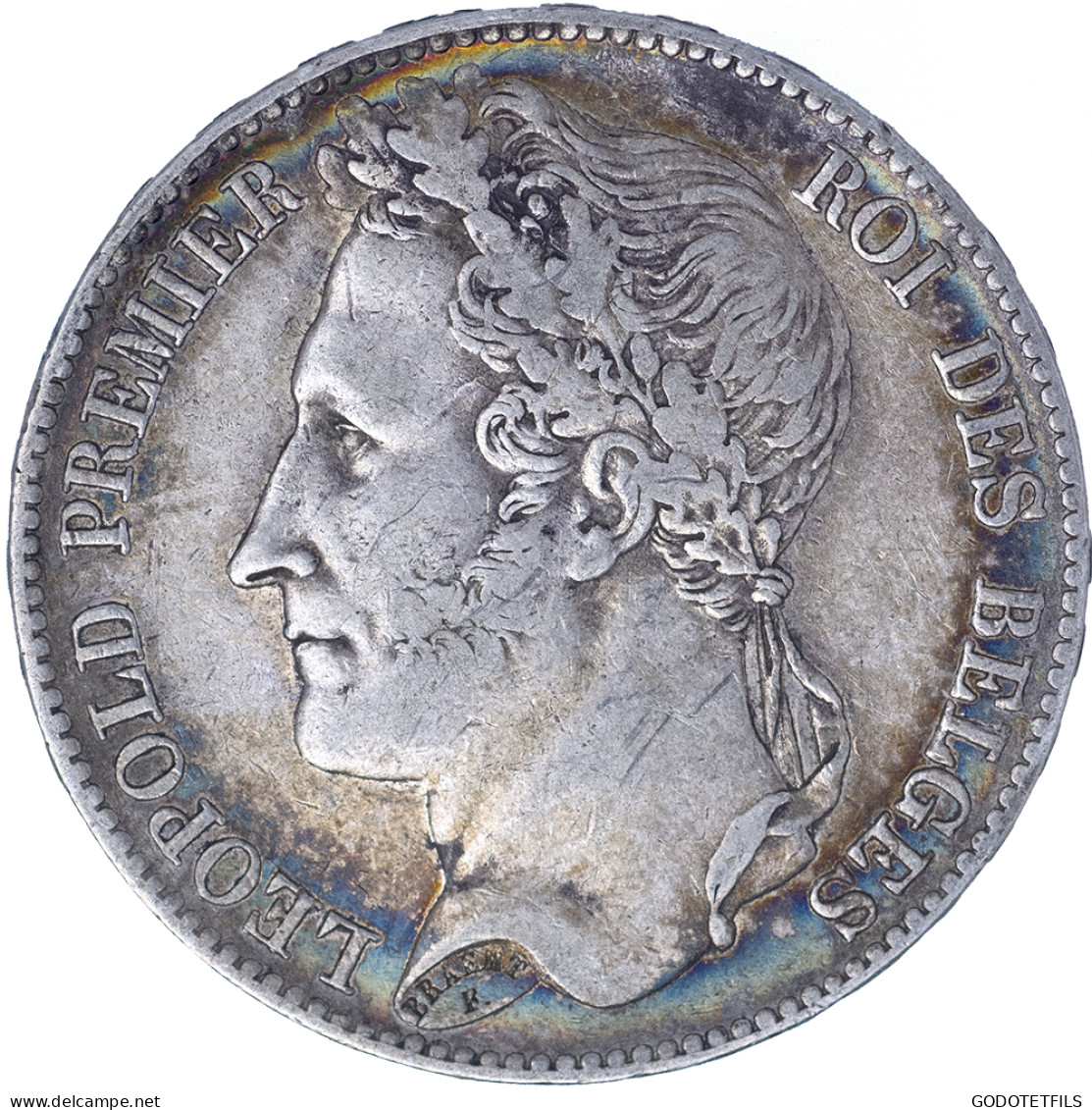 Belgique-5 Francs Léopold Ier 1847 Bruxelles - 5 Frank