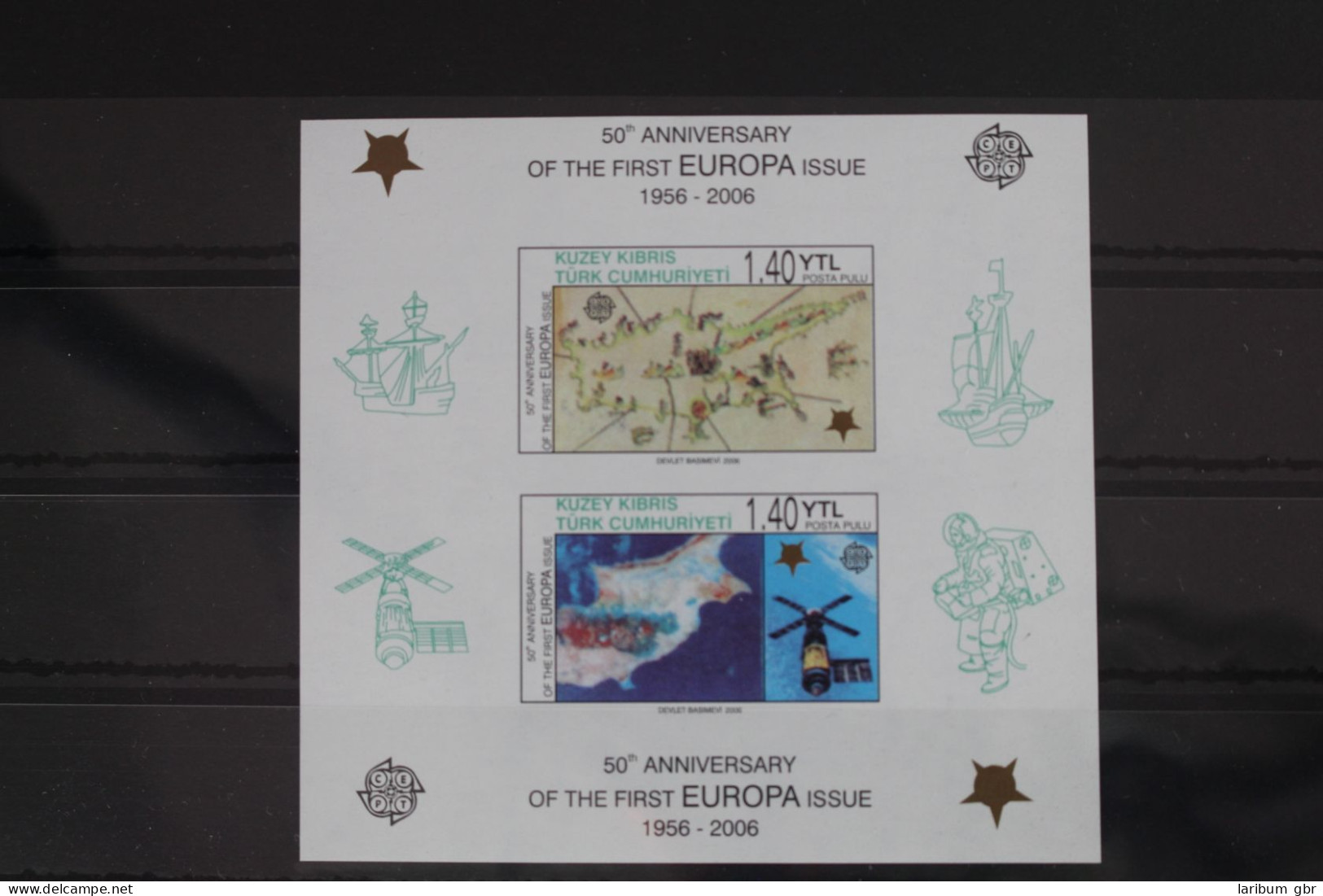 Türkisch-Zypern Block 24 B Mit 630-631 Postfrisch #WI206 - Used Stamps