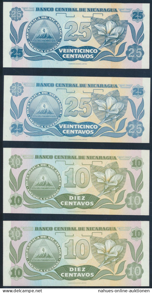 8 Geldscheie Banknoten Nicaragua P167-P170 1990/91 Bankfrisch UNC - Sonstige & Ohne Zuordnung