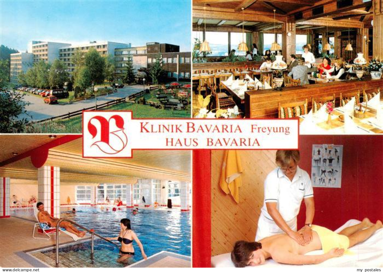 73920001 Freyung Klinik Und Haus Bavaria Gastraum Hallenbad Massagen - Freyung