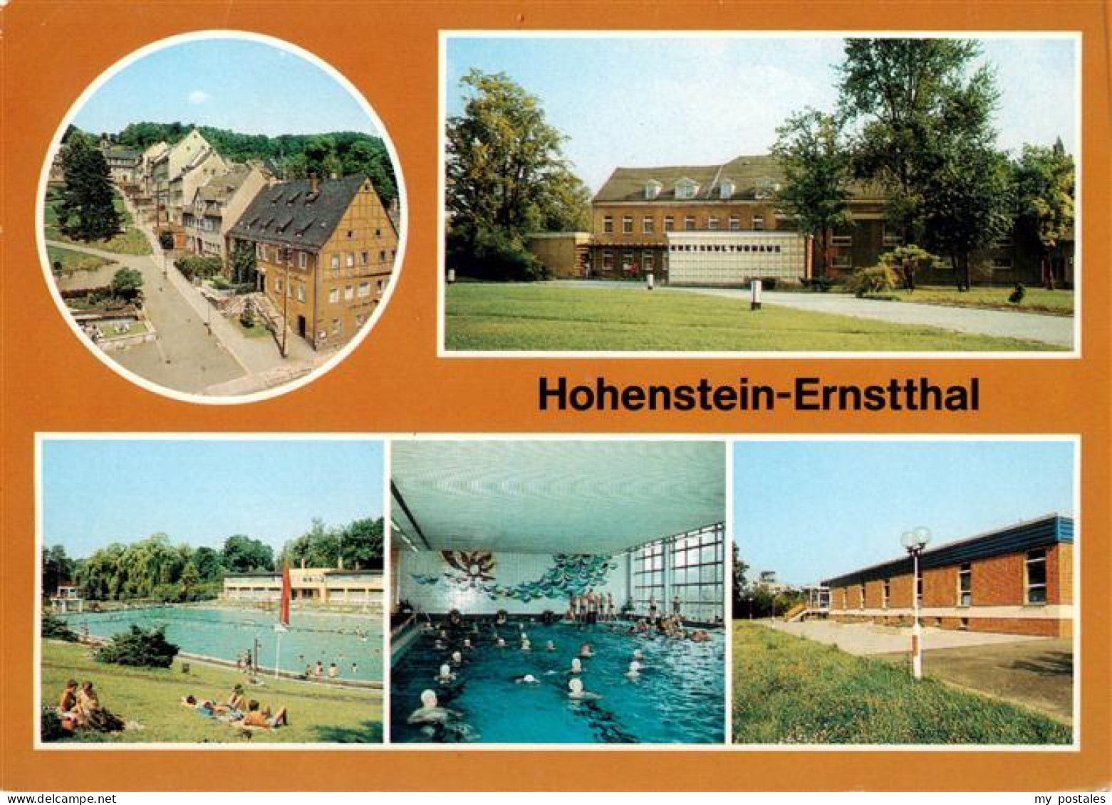 73920000 Hohenstein-Ernstthal Altmarkt Kreiskulturhaus Stadtbad Schwimmhalle - Hohenstein-Ernstthal