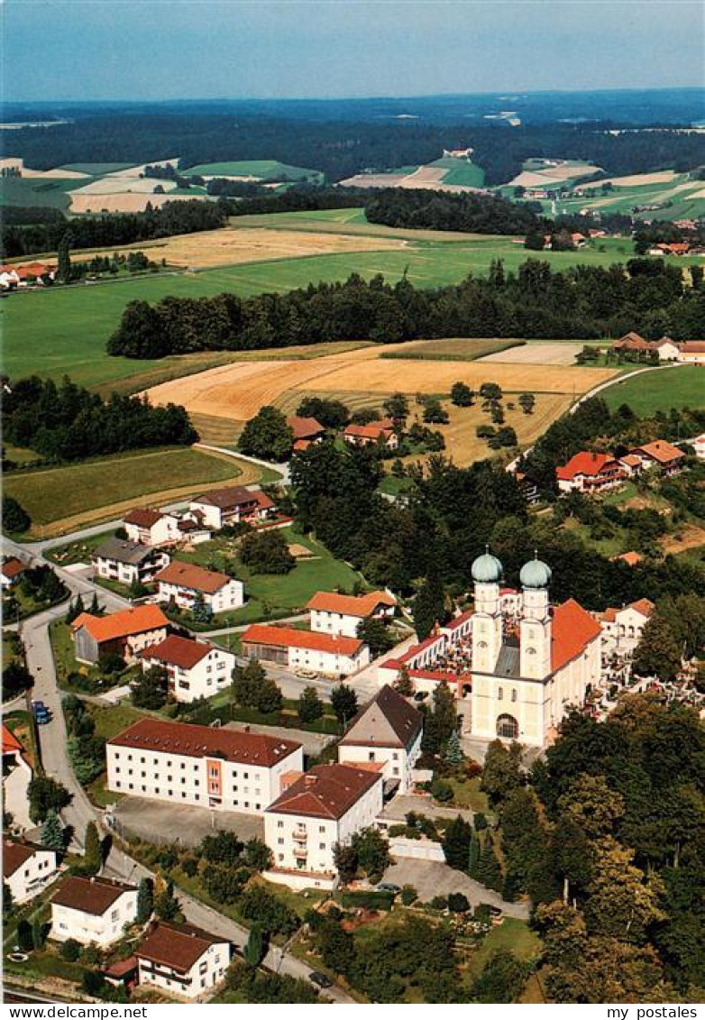 73879032 Gartlberg Wallfahrtskirche Mit Salvatorkolleg Fliegeraufnahme Gartlberg - Pfarrkirchen