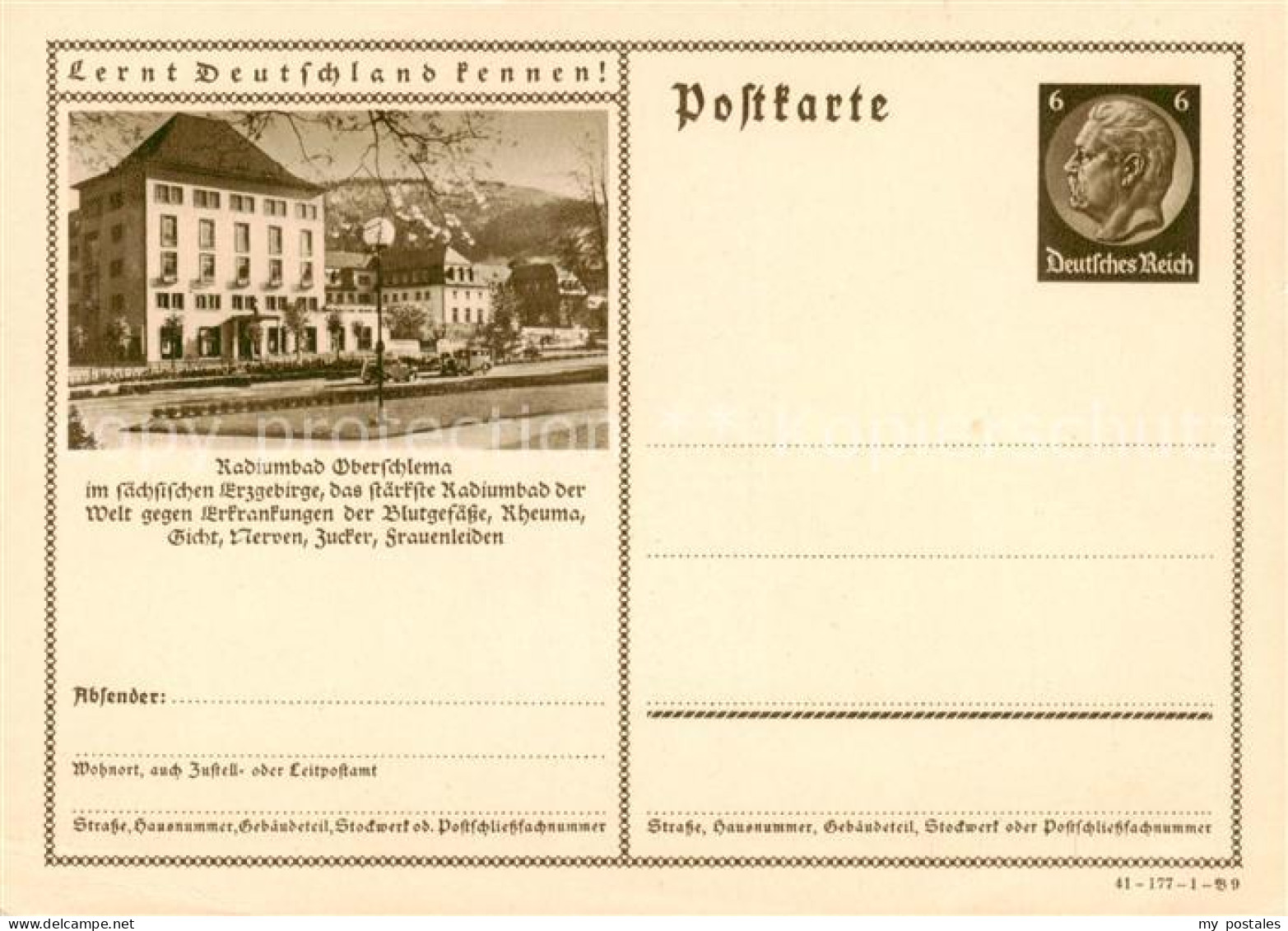 73811647 Oberschlema Erzgebirge Radiumbad Kurhaus Serie Lernt Deutschland Kennen - Bad Schlema