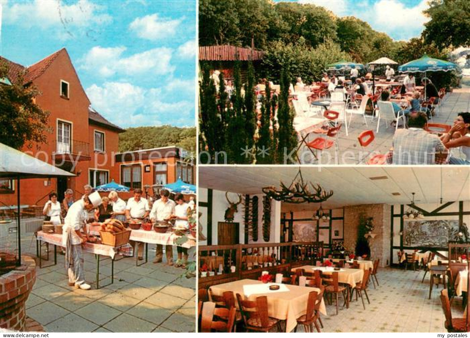 73739720 Helmstedt Waldrestaurant Waldwinkel Grillparty Terrasse Gastraum Helmst - Helmstedt