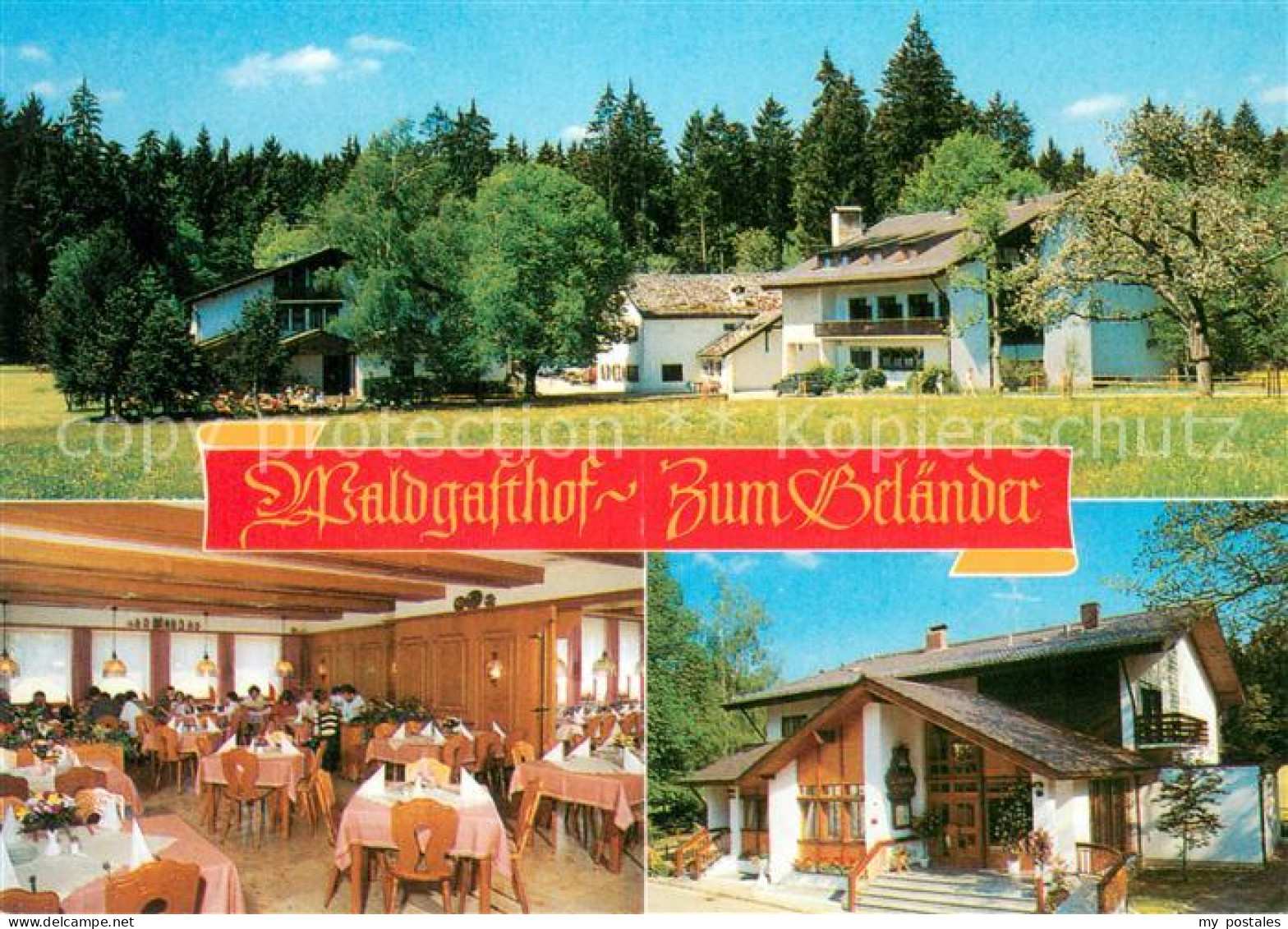 73716503 Gelaender Eichstaett Oberbayern Waldgasthof Zum Gelaender Speiseraum  - Eichstätt