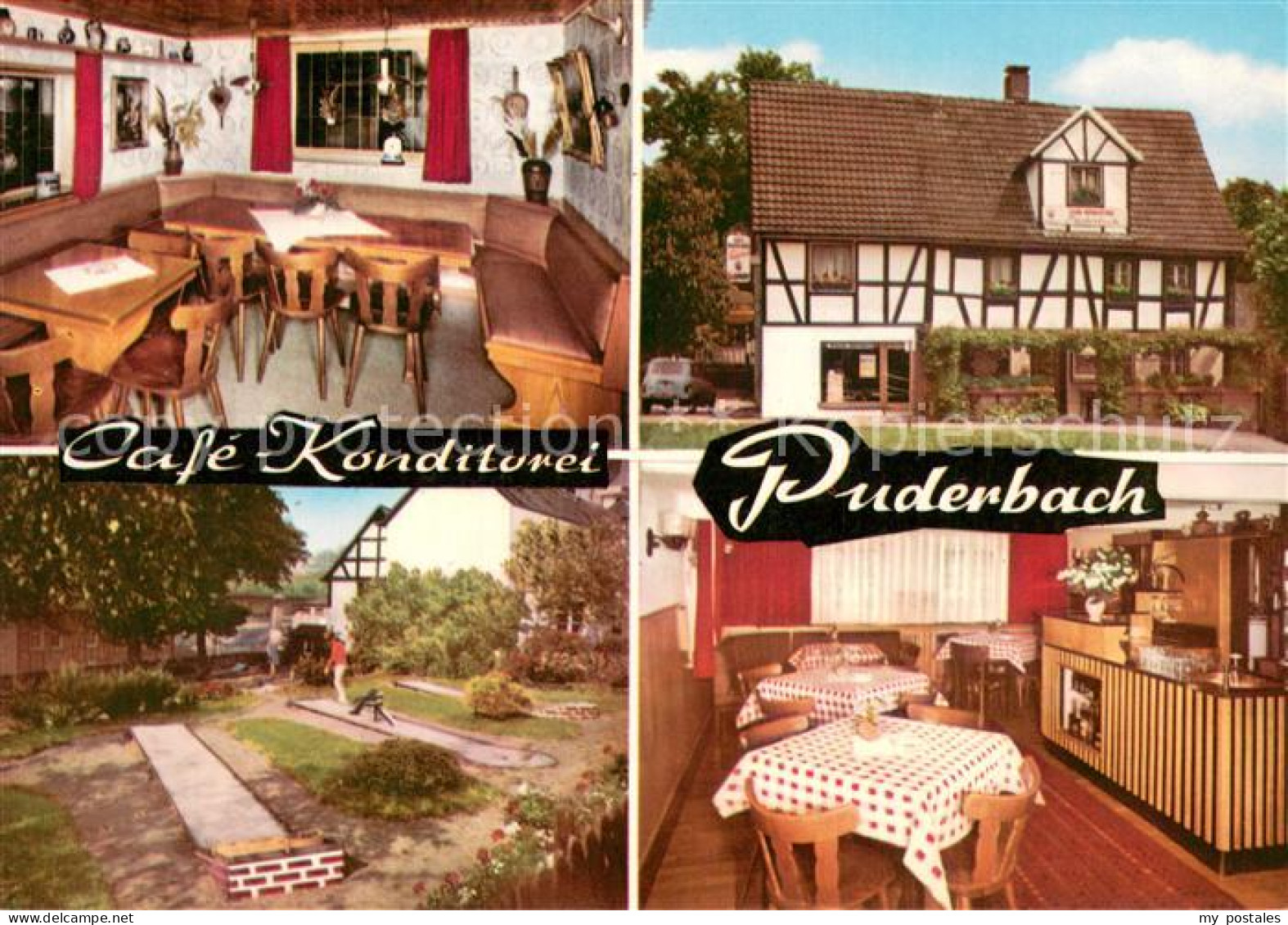 73716494 Windeck Sieg Cafe Konditorei Puderbach Gaststube Minigolf Theke Windeck - Windeck