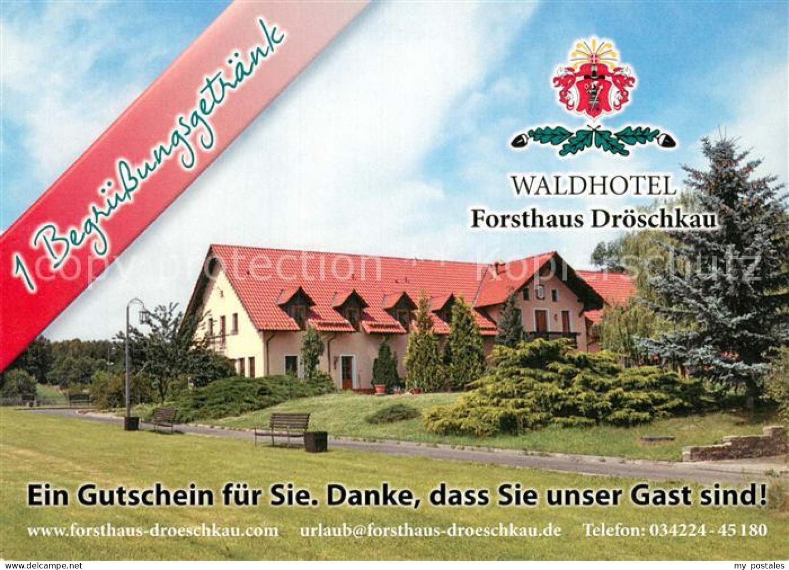 73716455 Belgern Elbe Waldhotel Forsthaus Droeschkau Belgern Elbe - Belgern