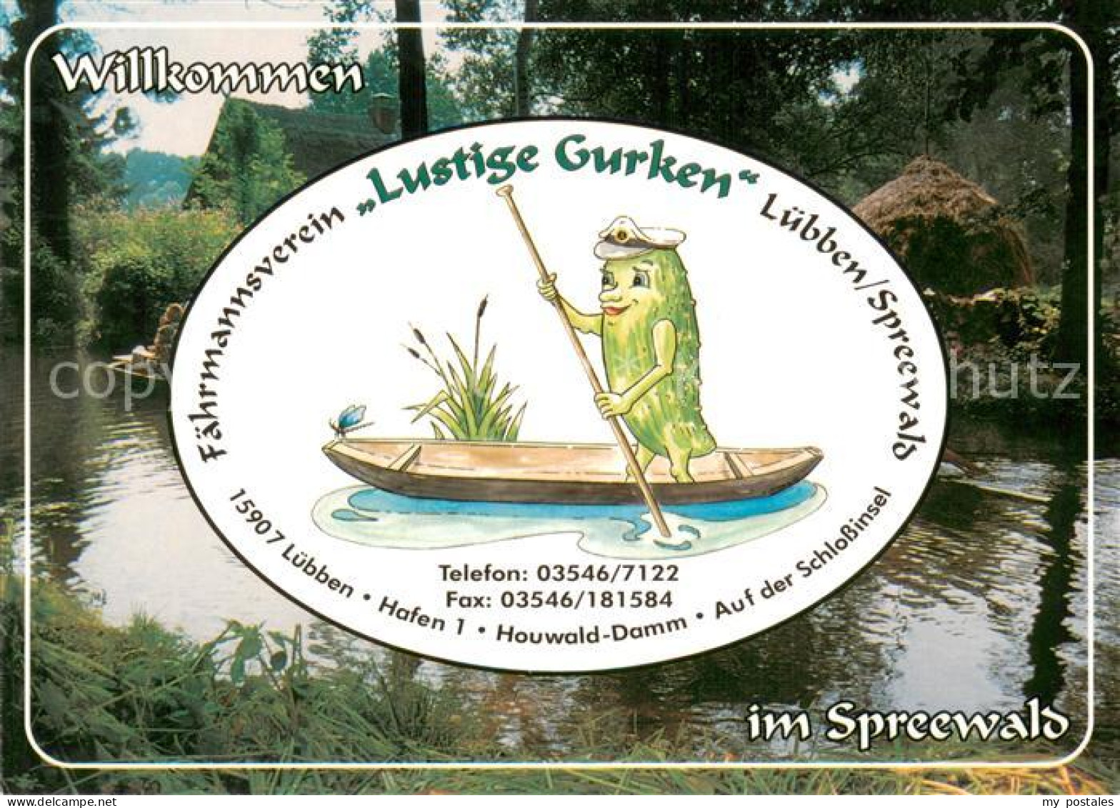 73716383 Luebben Spreewald Faehrmannsverein Lustige Gurken Luebben Spreewald - Lübben (Spreewald)