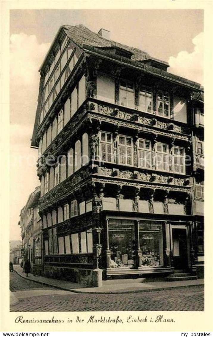 72892481 Einbeck Niedersachsen Renaissancehaus Marktstrasse  Einbeck - Einbeck