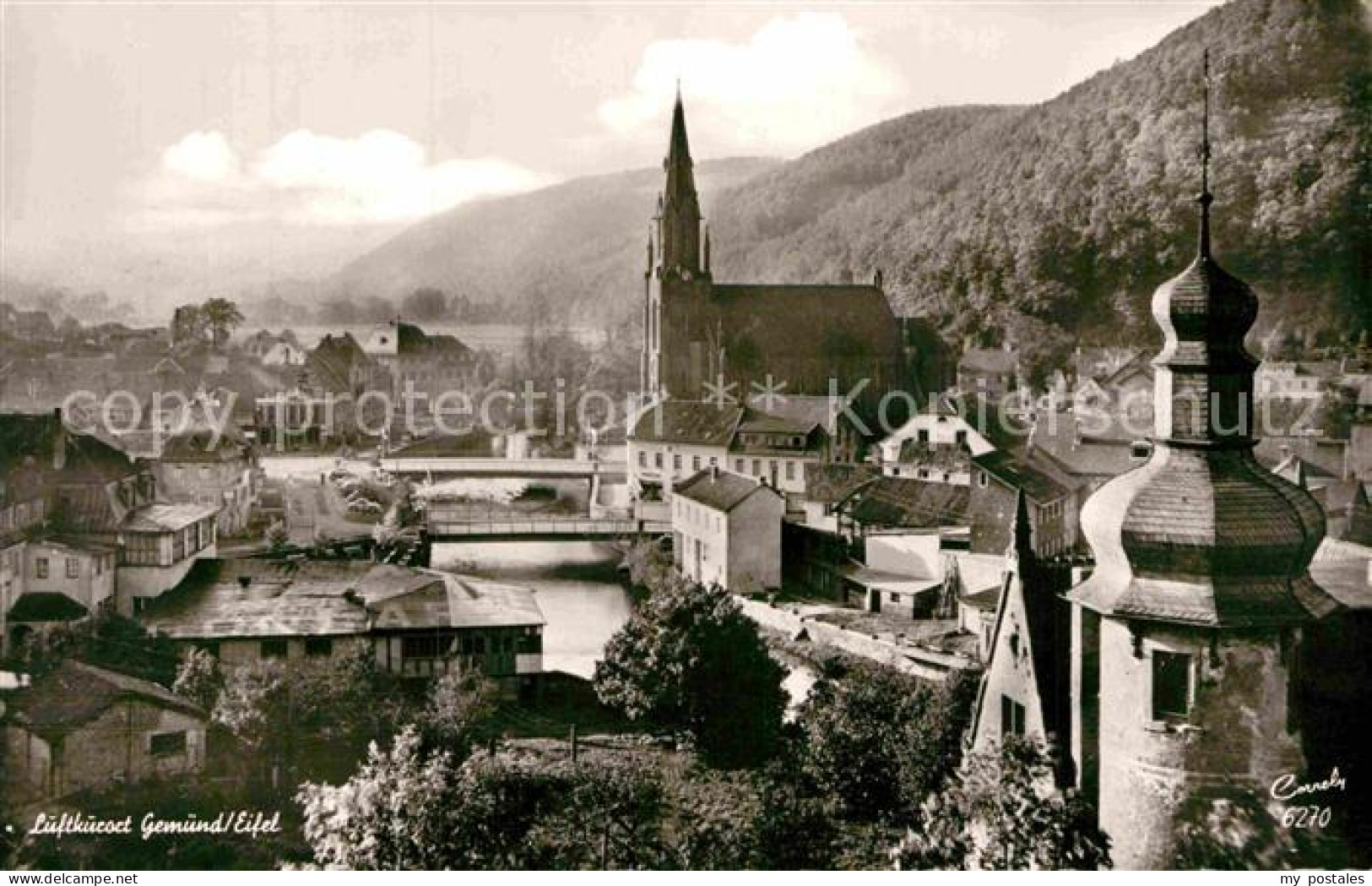 72892330 Gemuend Eifel Kirchen Panorama Schleiden - Schleiden