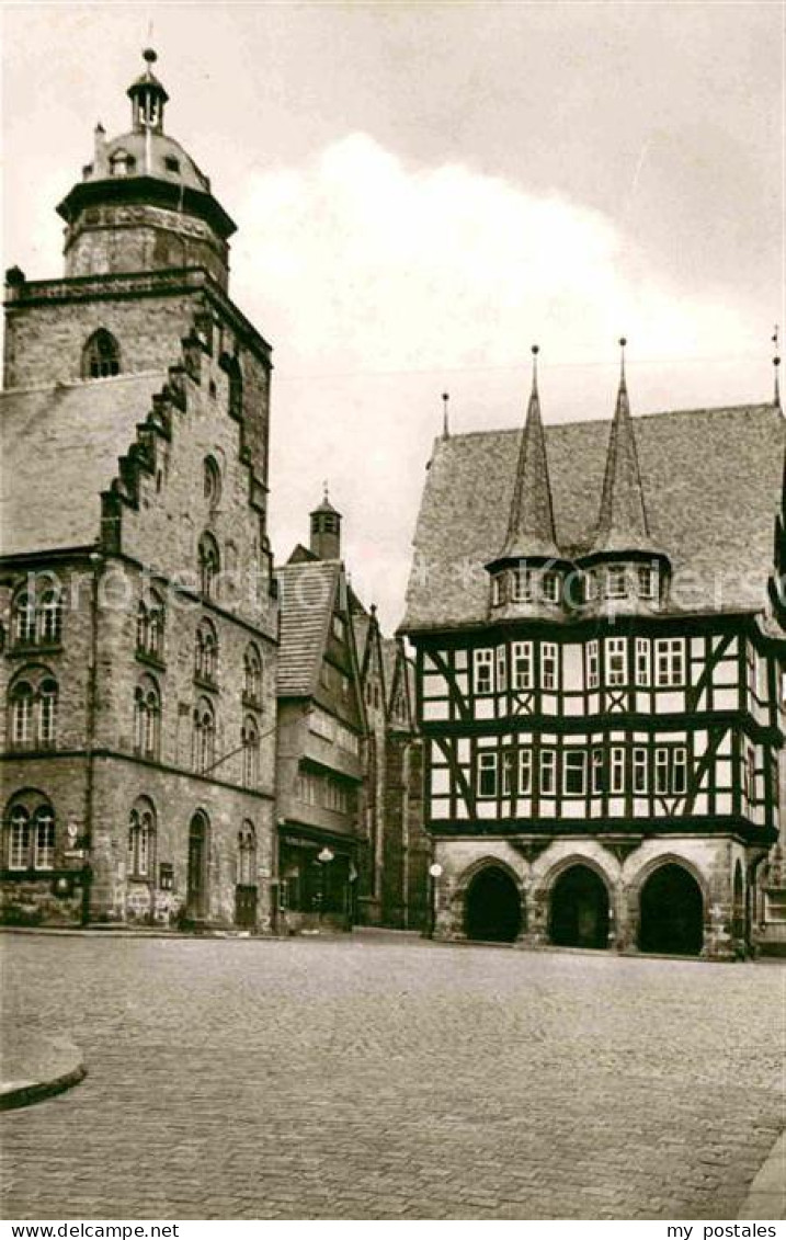 72892049 Alsfeld Marktplatz Rathaus Fachwerkhaus Historisches Gebaeude Alsfeld - Alsfeld