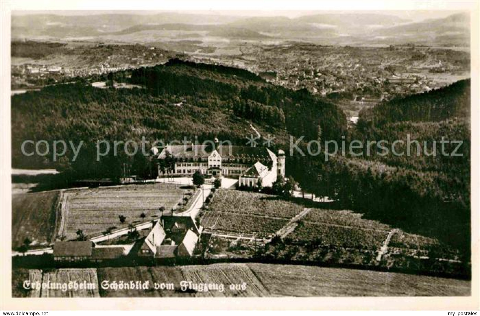 72891356 Schwaebisch Gmuend Erholungsheim Schoenblick Fliegeraufnahme Schwaebisc - Schwaebisch Gmünd