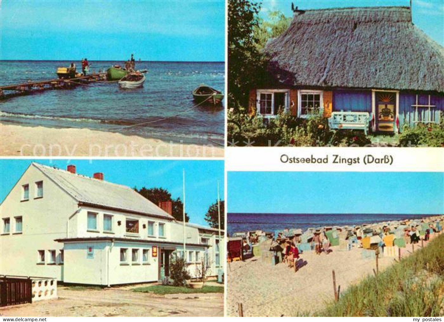 72890642 Zingst Ostseebad Am Fischerstrand Rohrdachkaten FDGB Erholungsheim Stra - Zingst