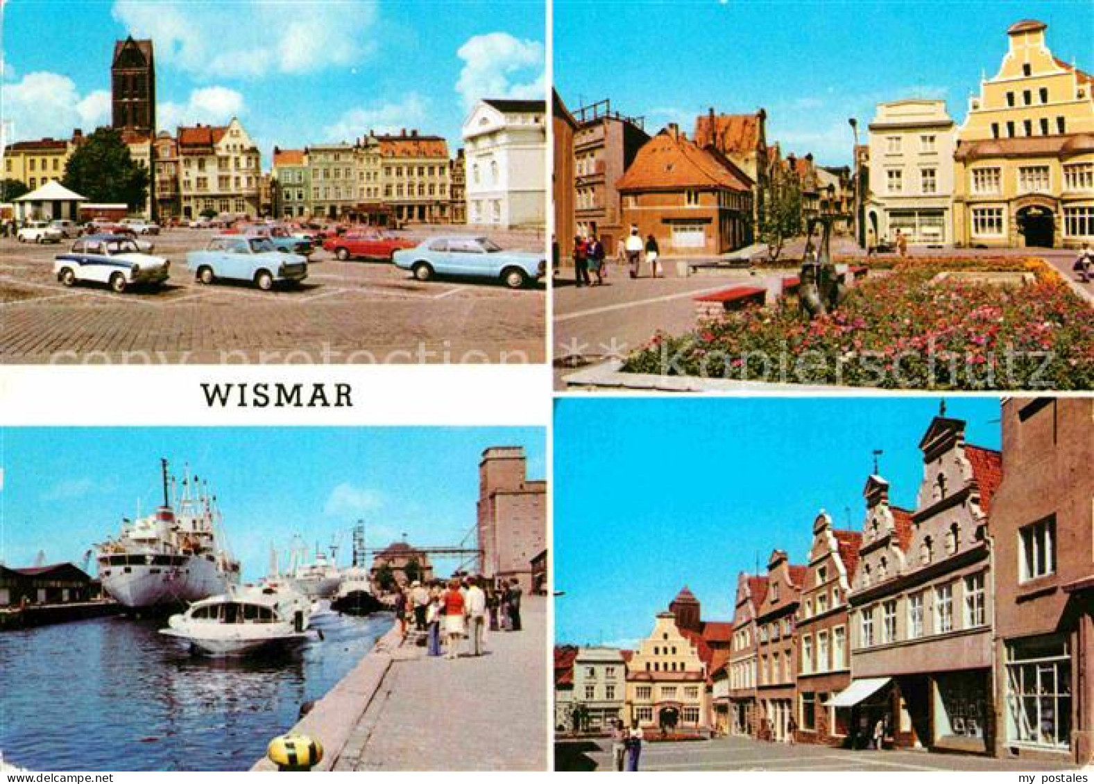 72890594 Wismar Mecklenburg Kraemerstrasse Hohestrasse Hafen  Wismar - Wismar