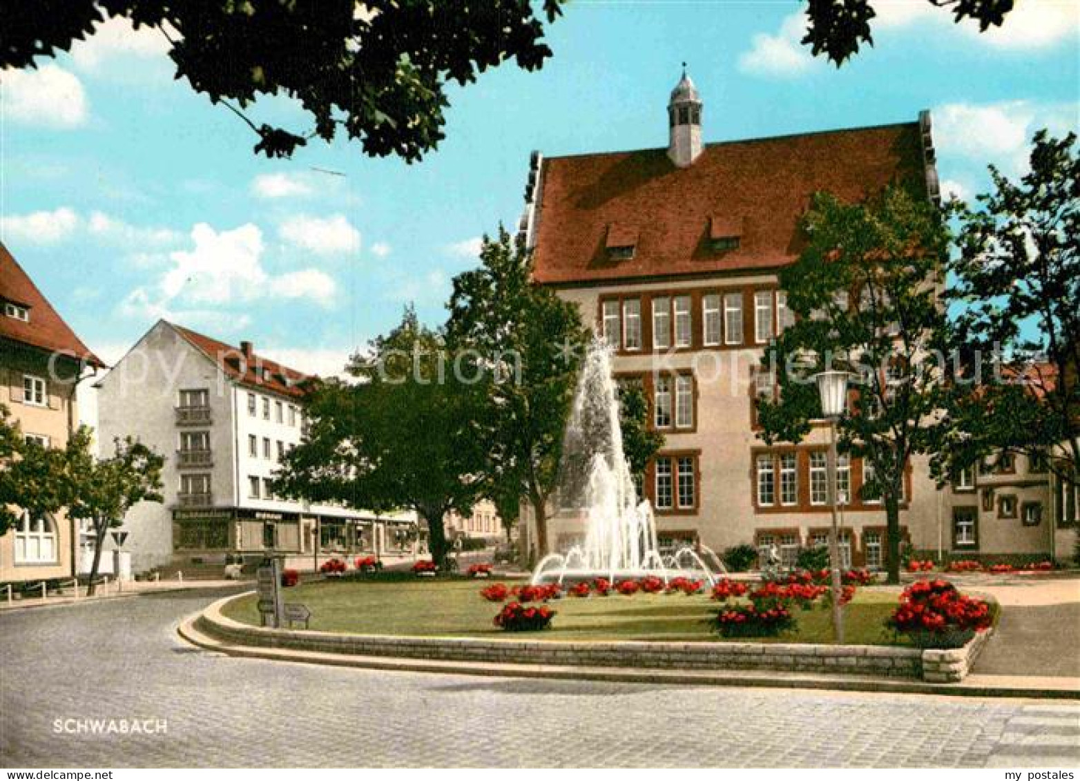 72890495 Schwabach Schillerplatz Springbrunnen Schwabach - Schwabach