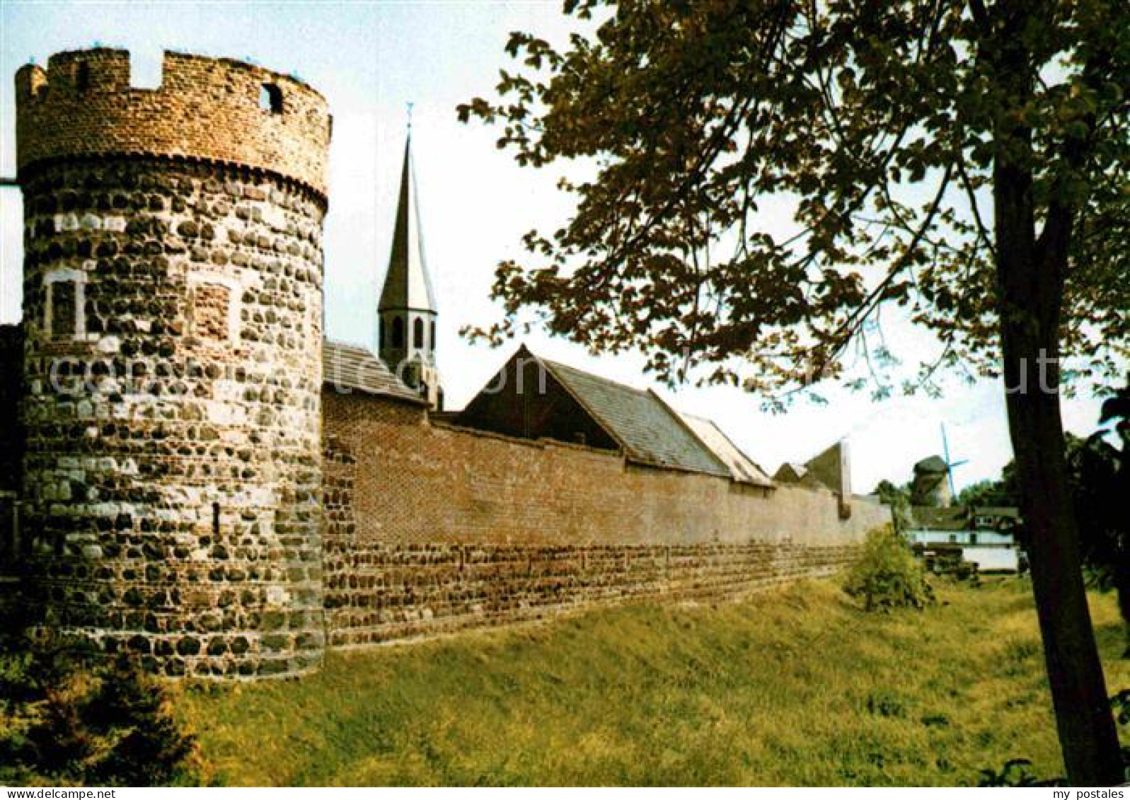 72889973 Zons Stadtmauer Mit Kroetschenturm Muehle Dormagen - Dormagen