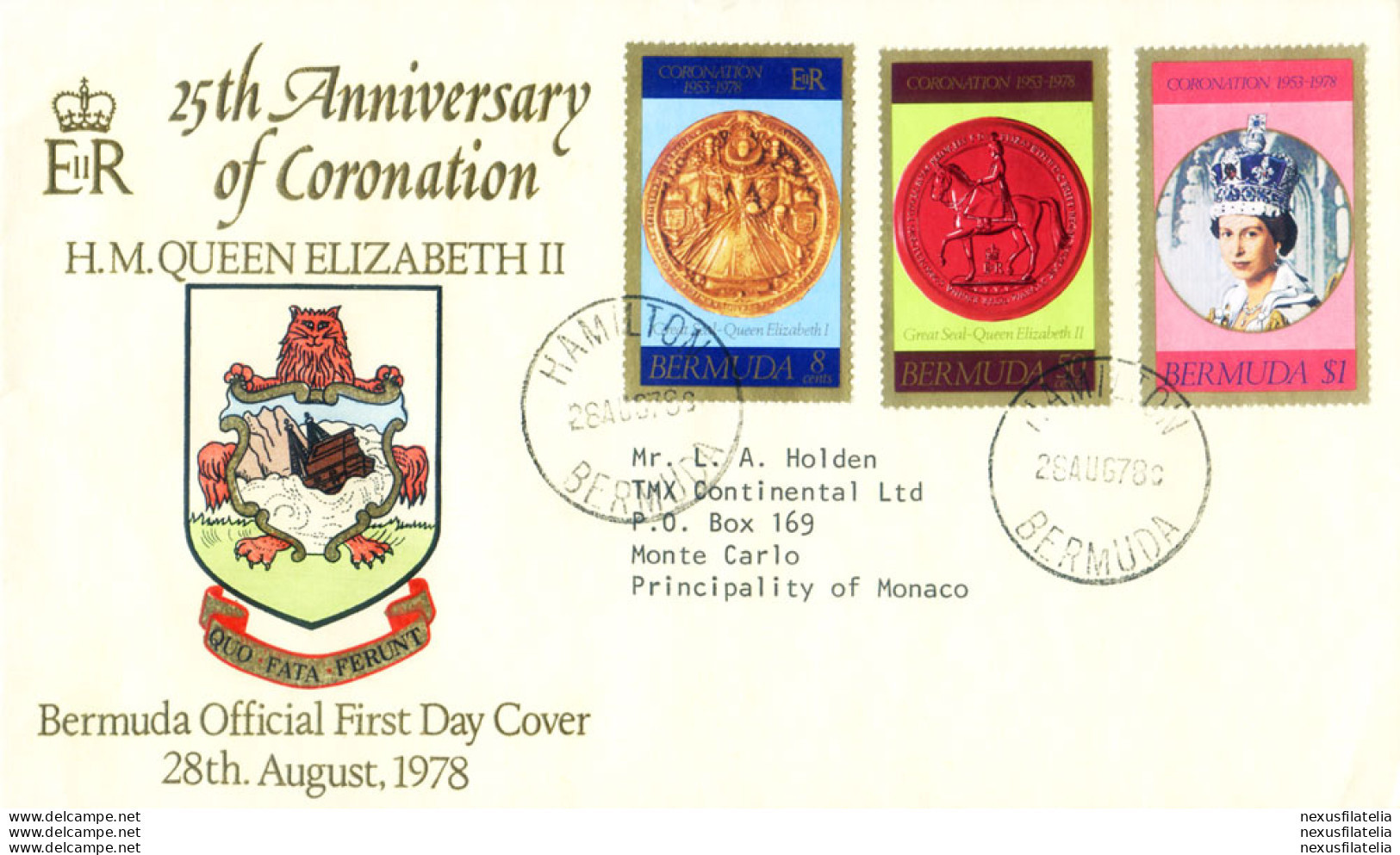 Annata Completa 1978. 4 FDC. - Bermudes