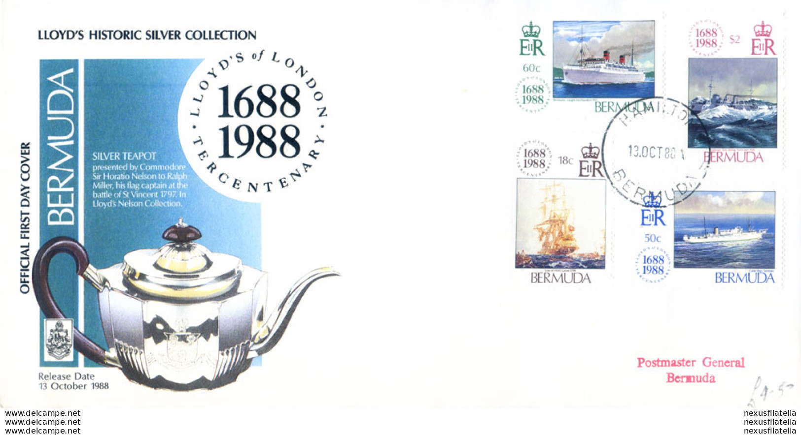 Annata completa 1988. 6 FDC.