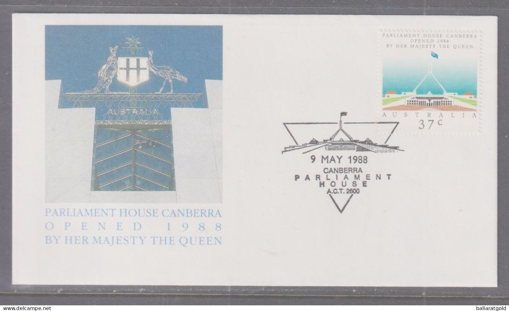 Australia 1988 Parliament House FDC APM20120 - Storia Postale