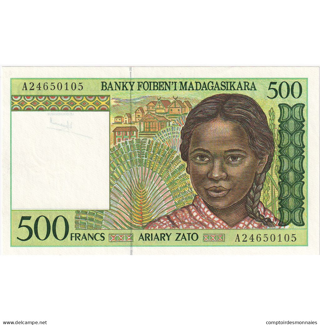 Madagascar, 500 Francs = 100 Ariary, KM:75a, NEUF - Madagaskar