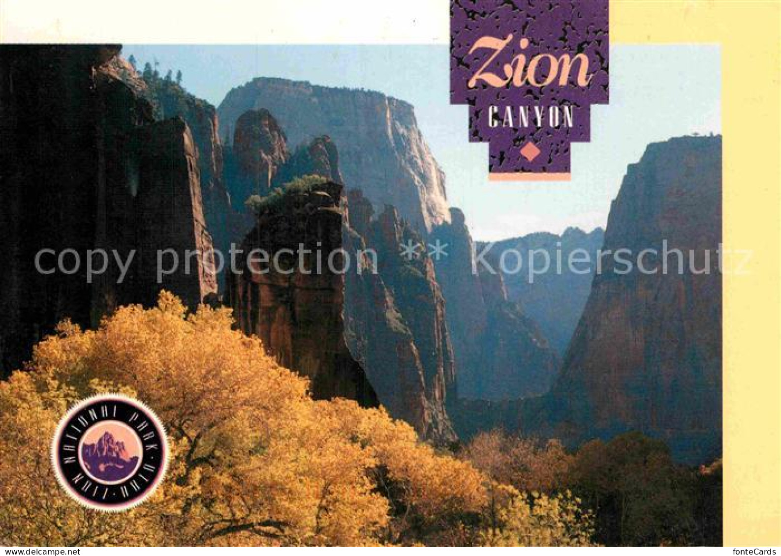 72884007 Utah_US-State Zion National Park Canyon - Other & Unclassified