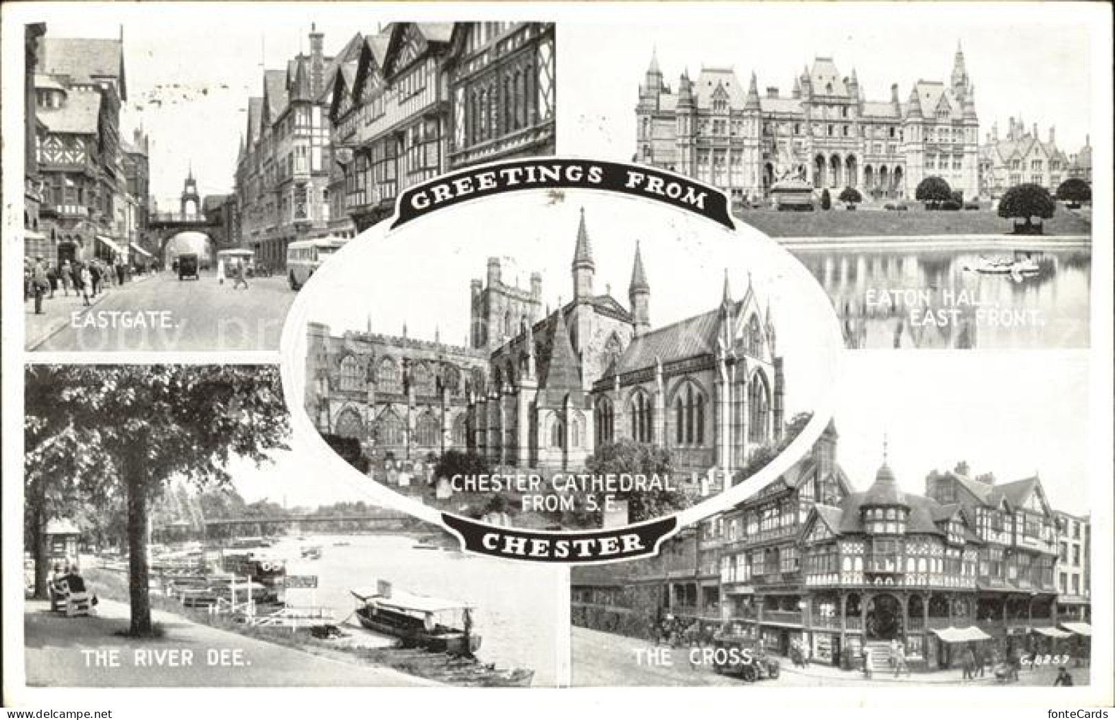 71519910 Chester Cheshire Eastgate Eaton Hall River Dee The Cross Chester - Autres & Non Classés