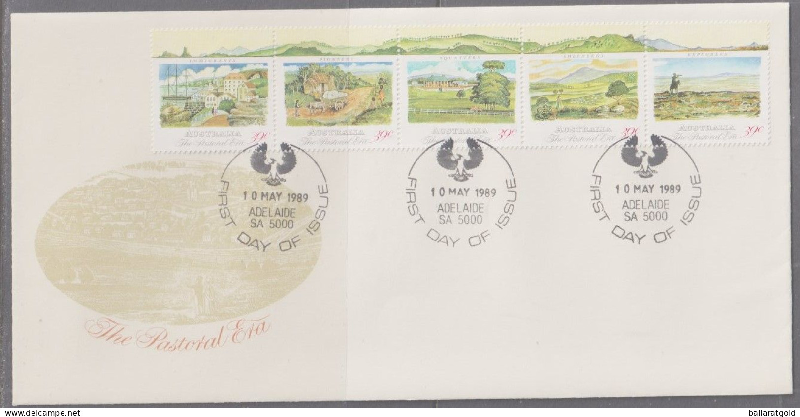 Australia 1989 Pastoral Era FDC APM Adelaide - Storia Postale