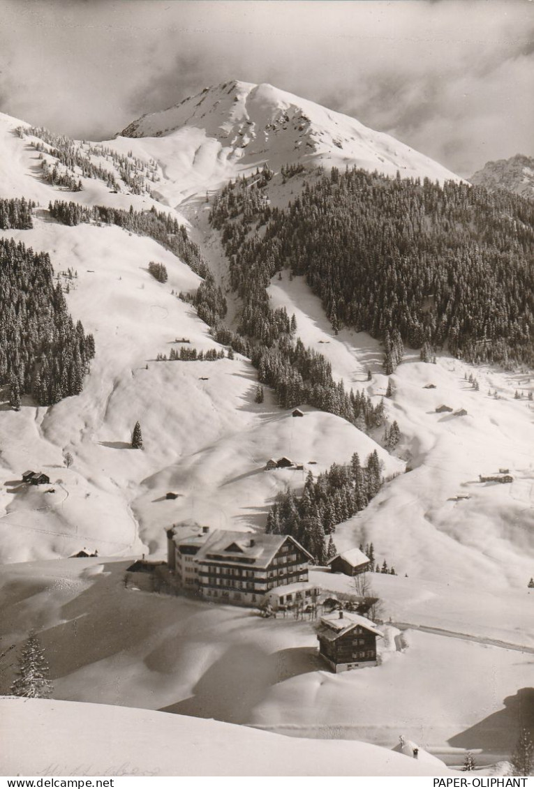 A 6991 MITTELBERG, Alpemhaus Walsertal, Verlag Metz, Rücks. Kl. Klebereste - Kleinwalsertal